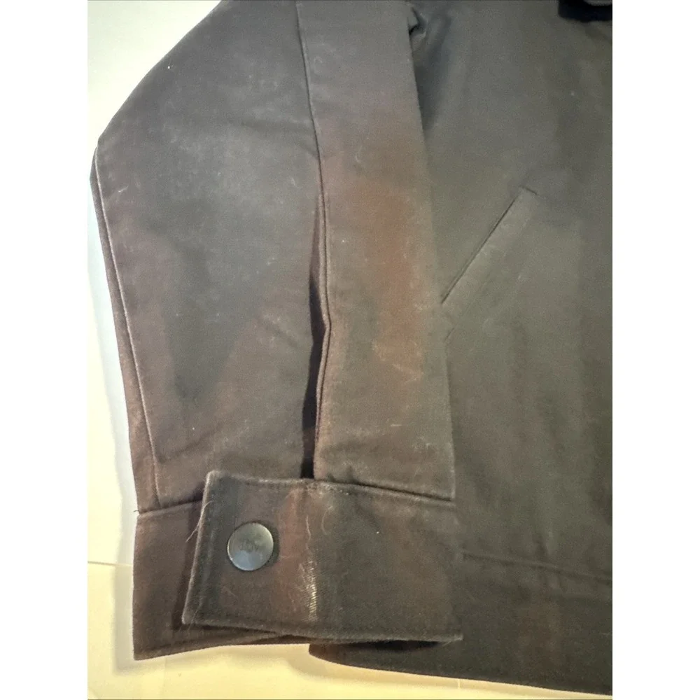 Zara Dnwr Denim Jacket Men's Size Small Black - Picture 4 of 10